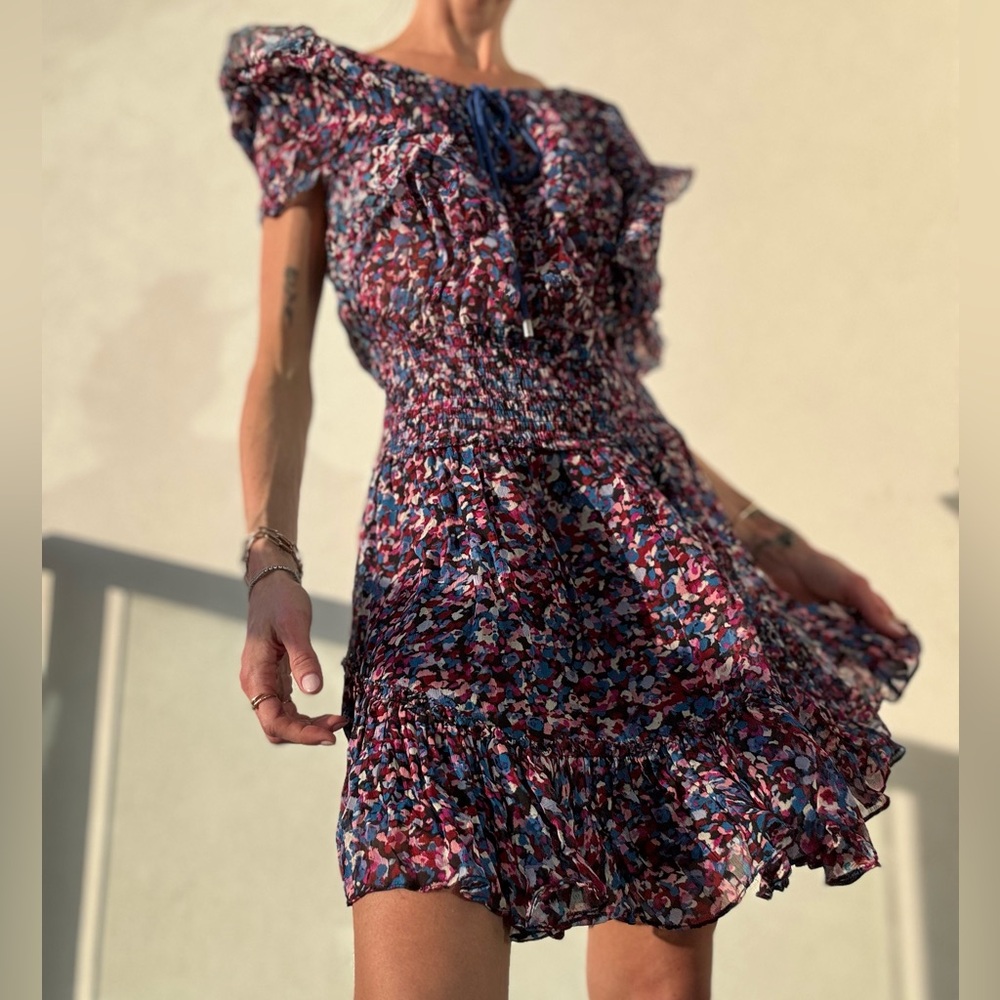 Isabel Marant Florisse print chiffon dress